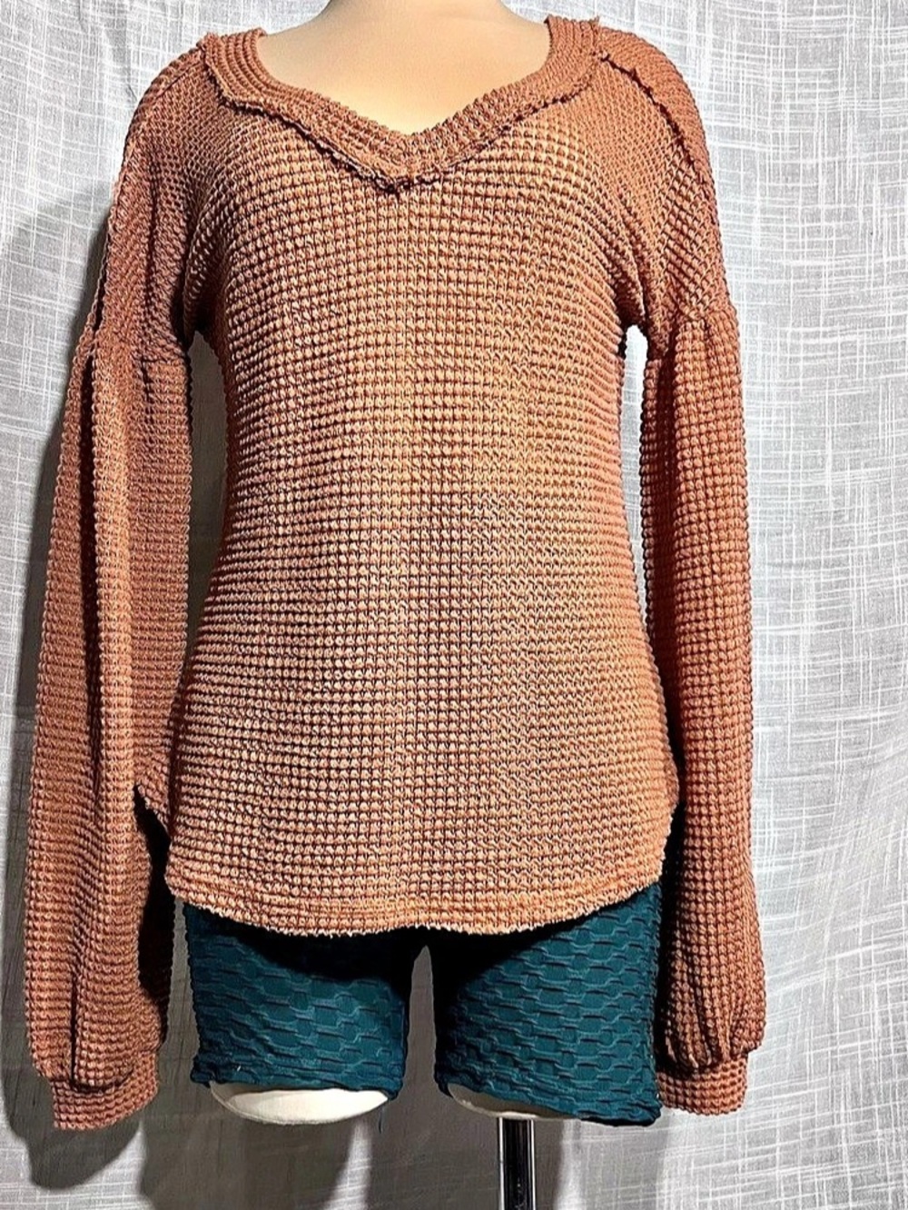Collection by Cezele Women'Small Textured Knit Sweater Small NWT